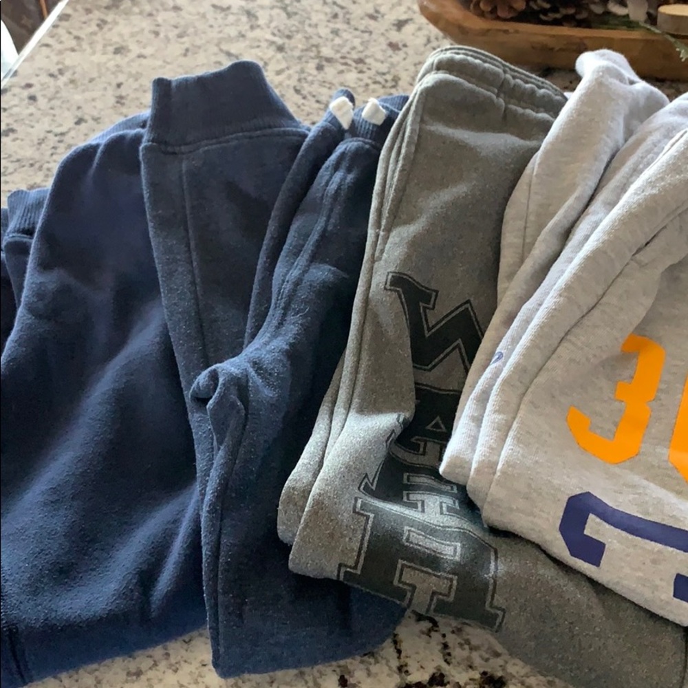 Boys Jogger pants size 10/12 and size 8- 4 pair